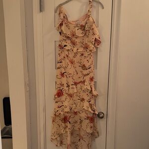 Rachel Zoe Floral High Low Maxi Dress